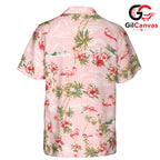 Tropical Flamingo Floral Shirt, Vibrant Unisex Fashion For Summer Vacations