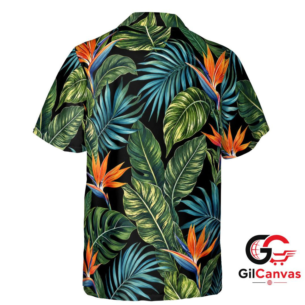 Tropical Floral Hawaiian Shirt For Men Perfect Summer Vacations Beach Attire