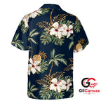 Tropical Floral Hawaiian Shirt For Unisex Summer Beach Vacation Getaways
