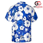 Tropical Floral Hawaiian Shirt, Perfect Women Beachwear Summer Vacations