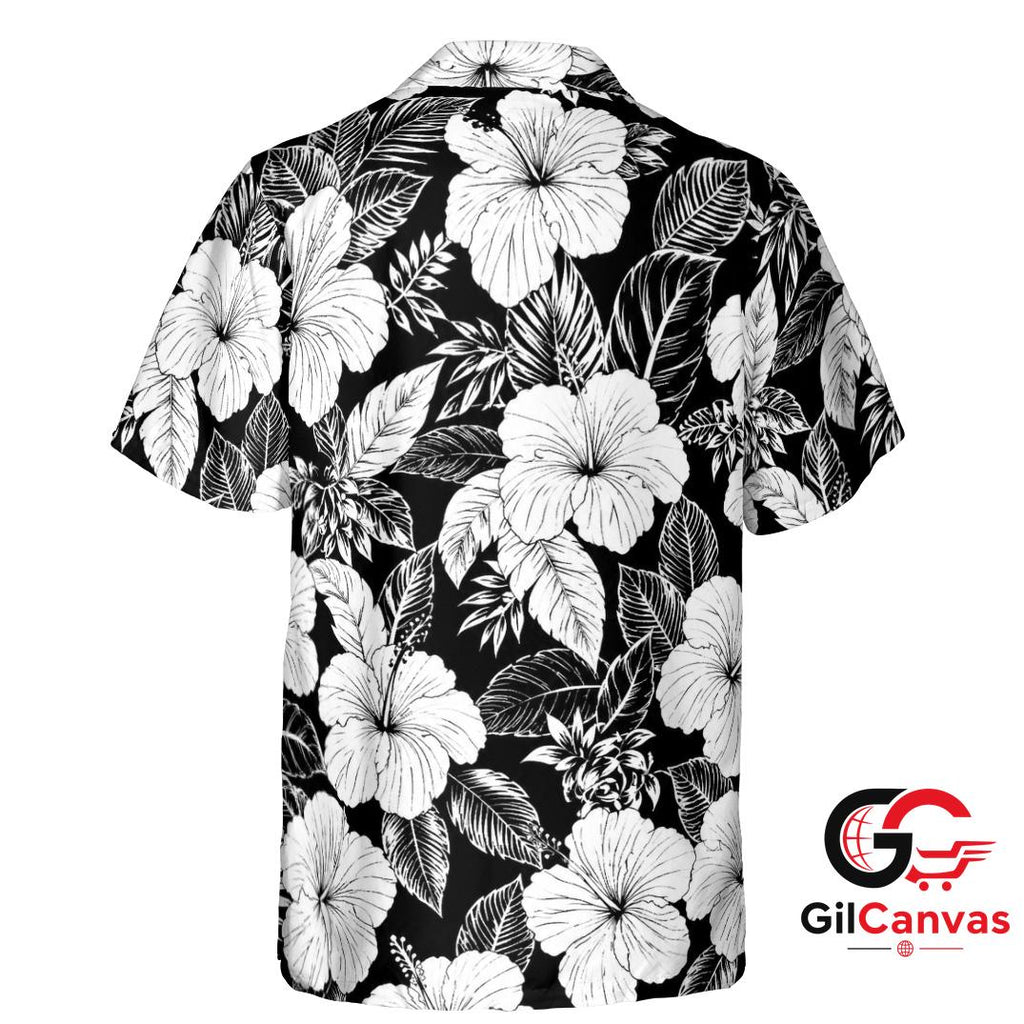 Tropical Hibiscus Hawaiian Tee For Unisex Summer Vacations Beachwear Apparel