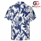 Tropical Leaf Beach Hawaiian Tee, Unisex Casual Apparel Summer Vacations