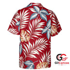 Tropical Leaf Hawaiian Shirt Perfect Women Summer Fun Beachwear Fashion Vibe