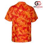 Tropical Leaf Hawaiian Shirt, Unisex Vacation Wear Casual Summer Apparel