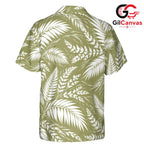 Tropical Leaves Hawaiian Shirt, Stylish Casual Wear for Men Summer Events