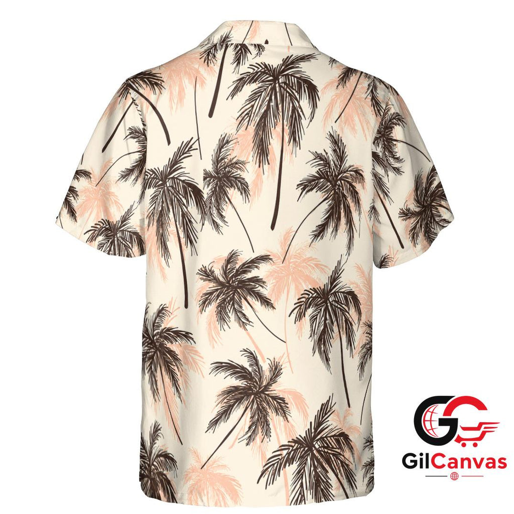 Tropical Palm Hawaiian Shirt Summer Vacation Unisex Beachwear Island Vibe