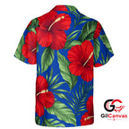 Vibrant Floral Hawaiian Shirt For Summer Vacation Unisex Tropical Beachwear
