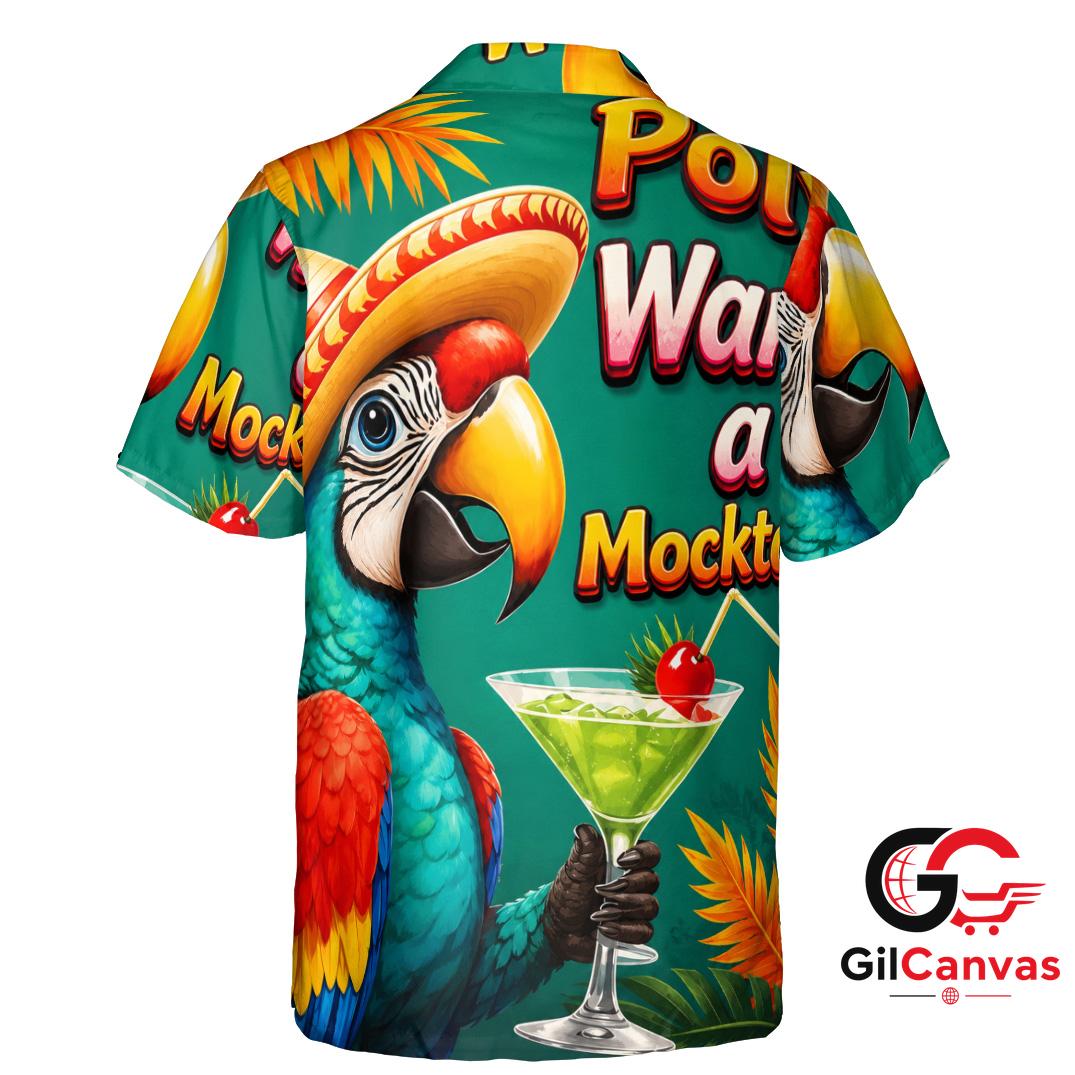 Vibrant Parrot Hawaiian Shirt For Summer Parties Unisex Tropical Styles