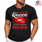 Virgo Queen Zodiac Lover Shirt Unisex Astrology Birthday Event Gift For Her