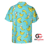 Yellow Banana Hawaiian Shirt For Summer Fun Unisex Beachwear Tropical Style