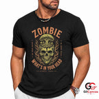 Zombie Brain Skull Tree Shirt Macabre Gothic Horror Unisex Dark Grunge Apparel