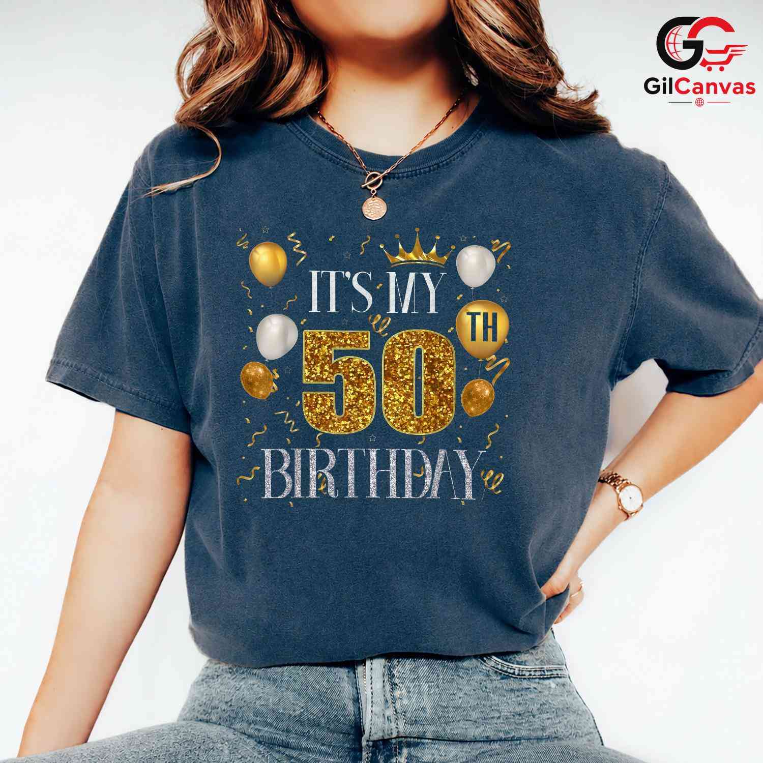 50th Birthday Party Tee Shirt Unisex Fun Celebration Gift Idea For Him Or Her