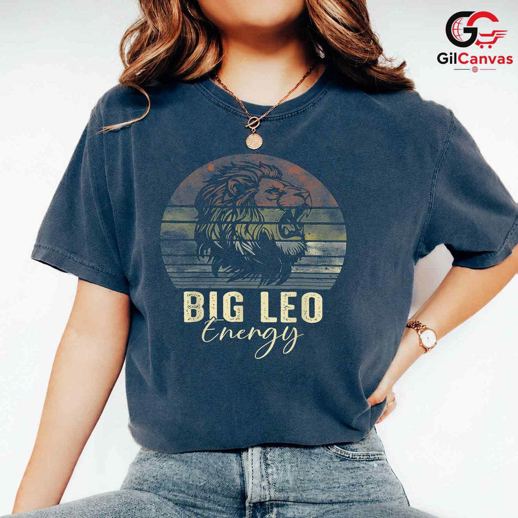Big Leo Energy T-Shirt Unisex Astrology Lover Birthday Gift Idea For Fans