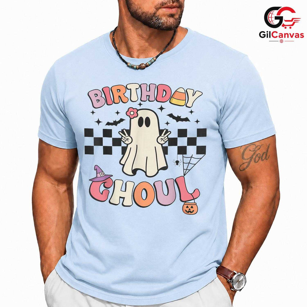 Birthday Ghost Halloween T-Shirt Unisex Cute Ghoul Fun Gift Idea For Kids