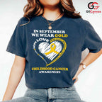 Childhood Cancer Event Tee Shirt Unisex September Awareness Support Gift Kids
