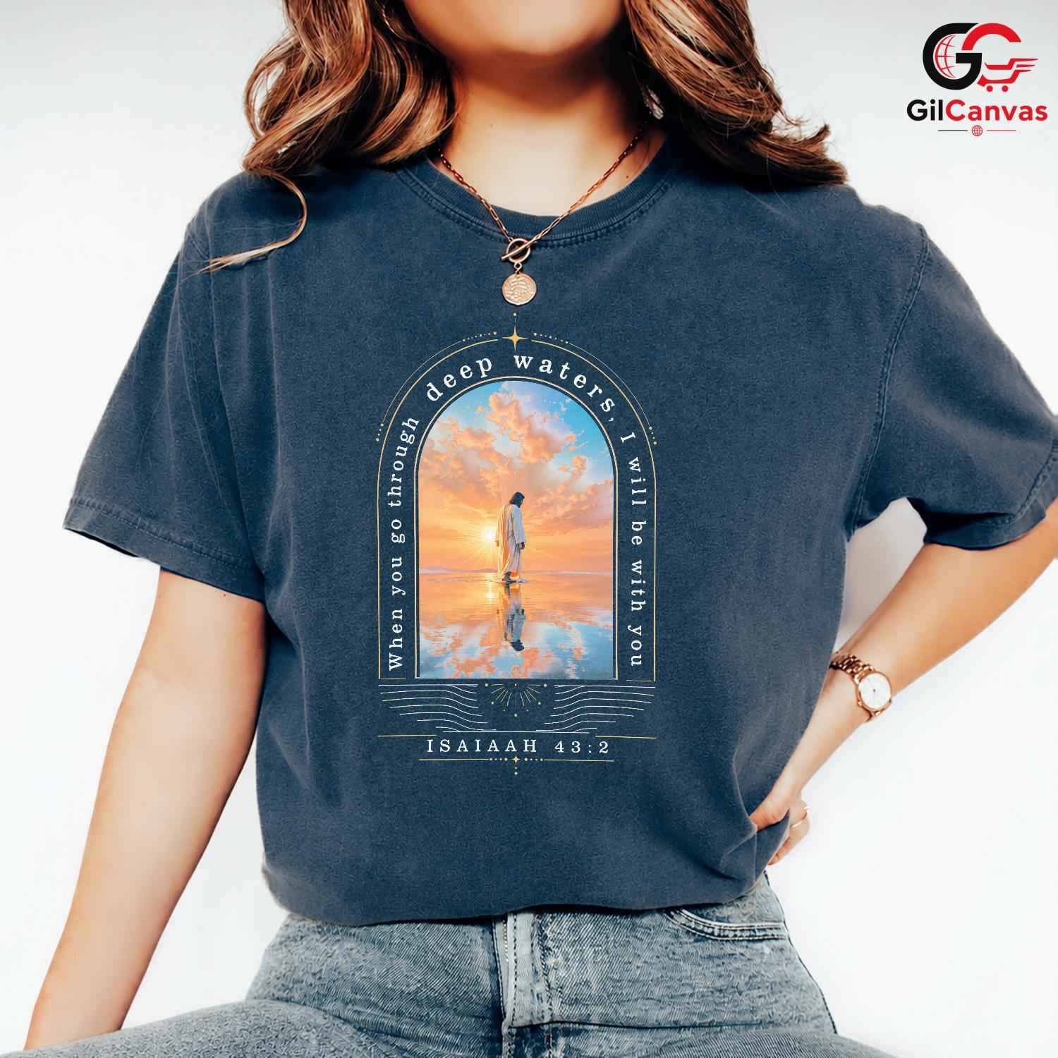 Christian Jesus Faith T-Shirt Inspirational Quote Unisex Religious Apparel