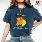 Colorful Leaves Autumn Shirt Unisex Perfect Fall Season Lover Gift Idea For All