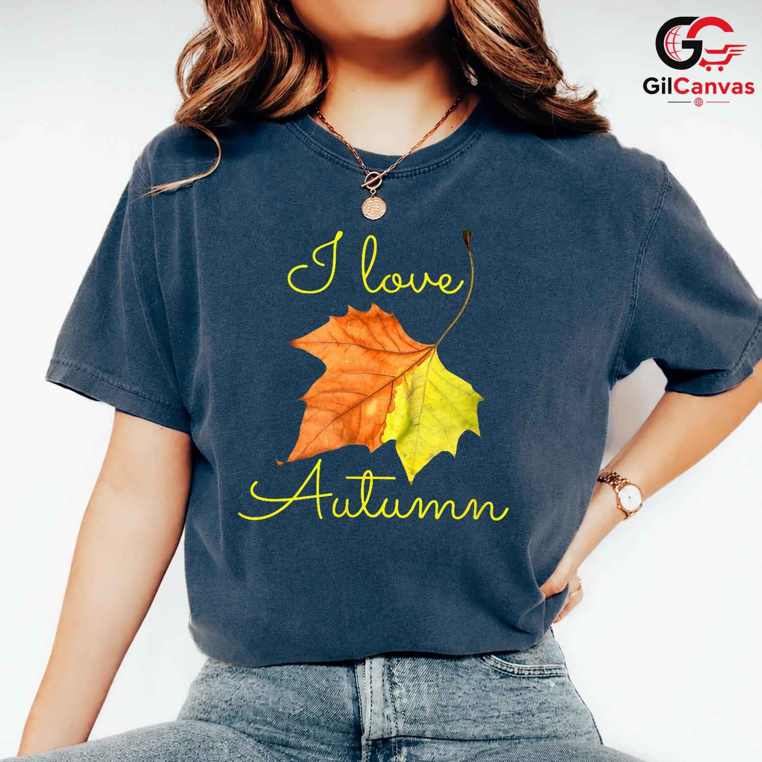 Colorful Leaves Autumn Shirt Unisex Perfect Fall Season Lover Gift Idea For All