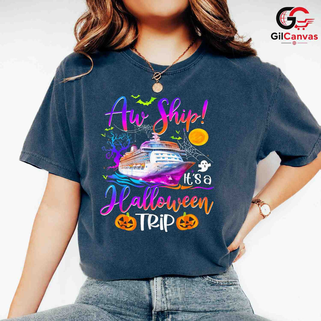 Cruise Squad Halloween Tee Shirt Unisex Aw Ship Fun Trip Gift For Lovers