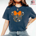 Cute Cartoon Mouse Fall T-Shirt Unisex Fun Halloween Celebration Gift For Kids