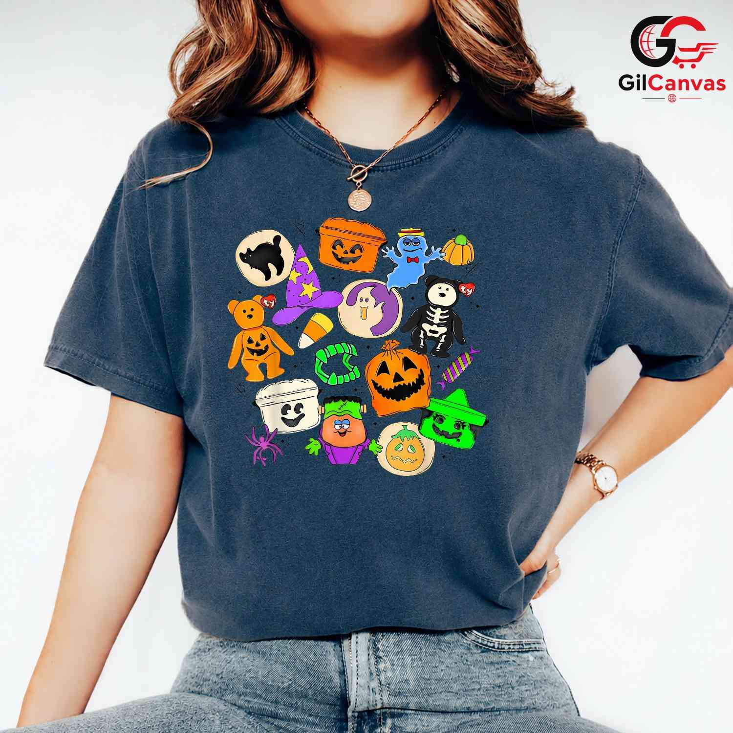 Cute Character Spooky Tee Shirt Unisex Fun Halloween Event Gift Idea For Kids