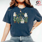 Cute Ghost Plant Lover Tee Shirt Unisex Spooky Botanical Gardening Gift Idea