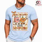 Fall Learning Pumpkin T-Shirt Unisex Cute Book Education Back To School Gift