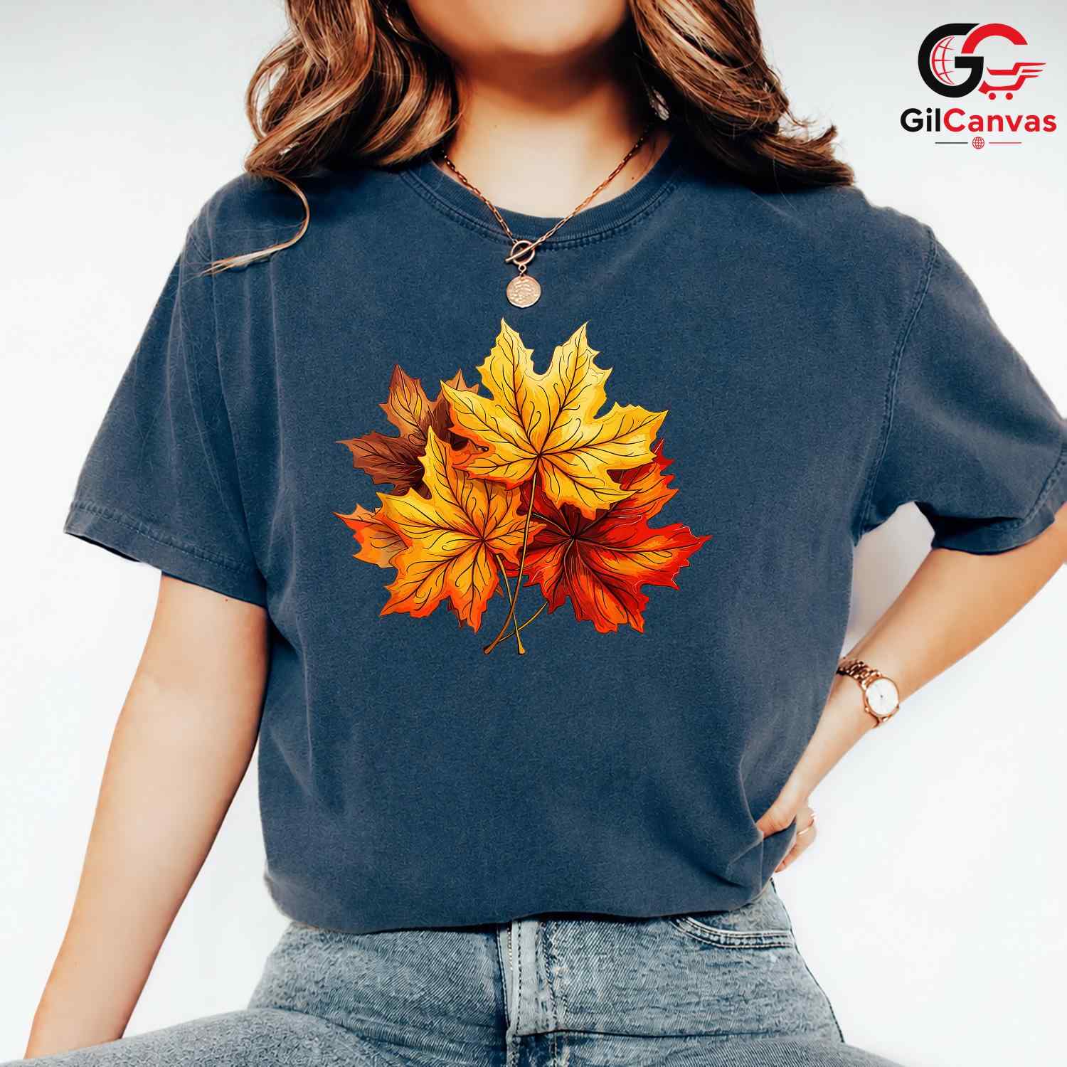 Fall Leaves Nature Lover Shirt Unisex Cozy Autumn Celebration Gift For All