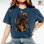 French Bulldog Coffee T-Shirt Dog Owner Pet Lover Unisex Fun Graphic Tee