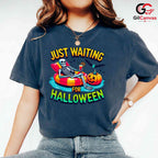 Fun Skeleton Pumpkin Tee Shirt Unisex Cute Halloween Party Gift Idea For Kids