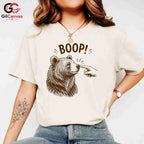 Funny Bear Boop T-Shirt Cute Animal Lover Occasion Gift Men Women Graphic Tee