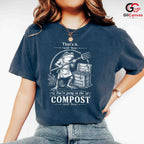 Funny Eco Compost Frog T-Shirt Unisex Gardening Lover Humorous Botanical Graphic