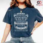 Funny Sorry From Him Tee Shirt Unisex Couples Humor Birthday Gift For Her