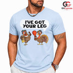 Funny Thanksgiving Turkey T-Shirt Unisex Fall Family Gathering Dinner Gift