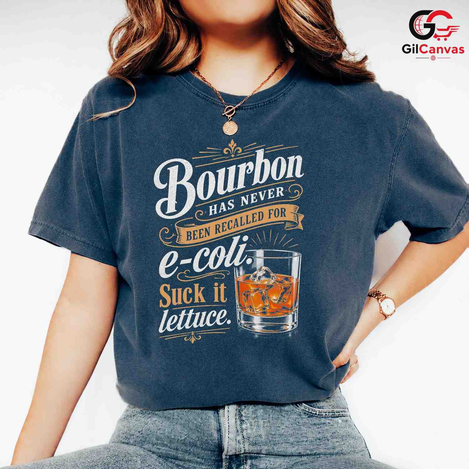 Funny Whiskey Drinker Bar T-Shirt Bourbon Humor Gift Unisex Graphic Apparel Tee