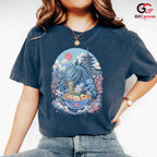 Giant Monster Ramen T-Shirt Japanese Culture Dragon Art Unisex Graphic Apparel