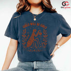 Girls Will Be Girls Bug T-Shirt Praying Mantis Feminist Unisex Spooky Apparel