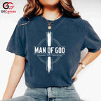 God Themed Custom Print T-Shirt Christian Holiday Gift Unisex Casual Wear
