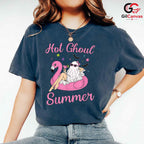 Hot Ghoul Summer Party T-Shirt Unisex Spooky Halloween Lover Gift Teens Adults