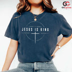 Jesus King Christian Faith Tee Unisex Everyday Spiritual Style Religious T-Shirt
