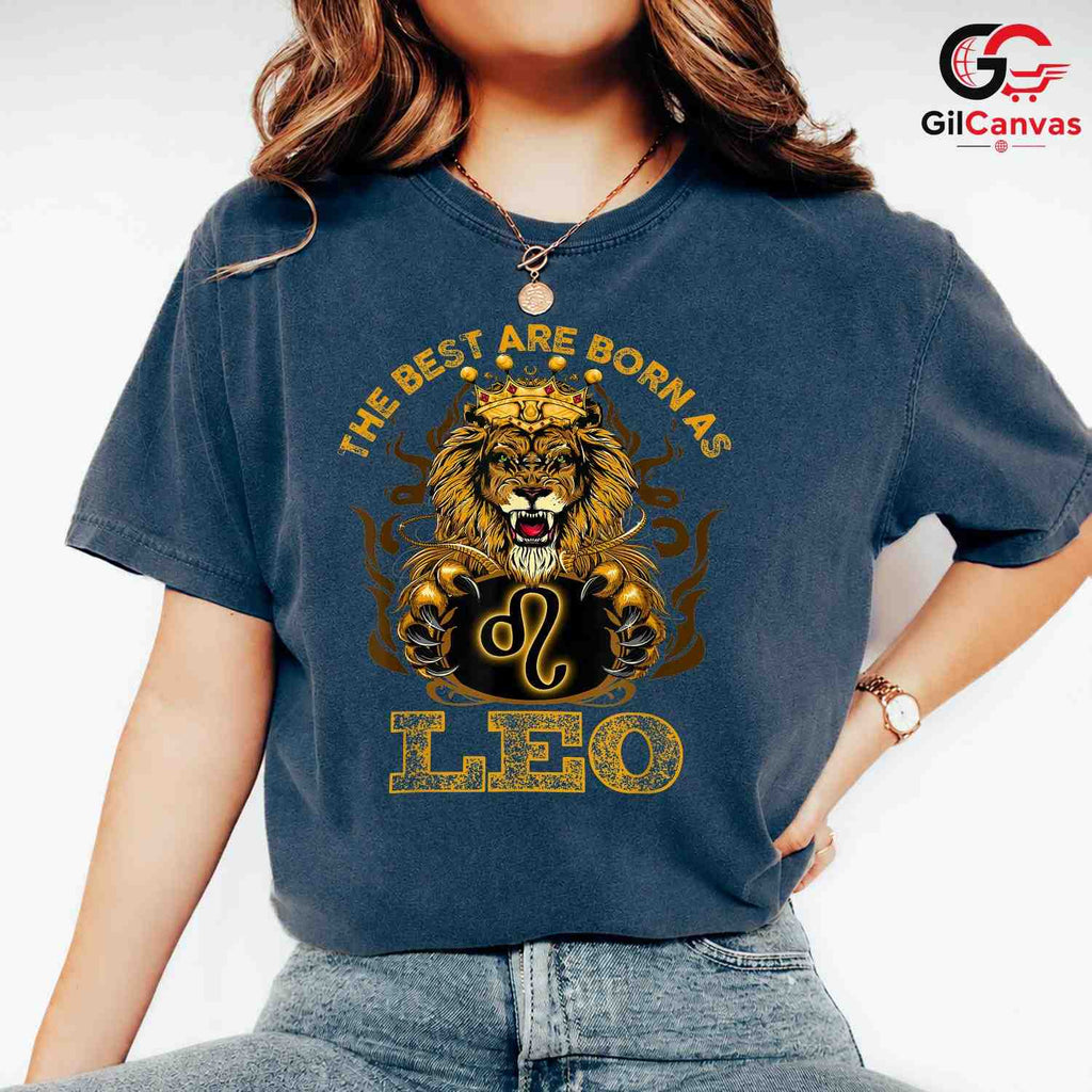 Leo Zodiac Lover Tee Shirt Unisex Astrology Birthday Gift Idea For Him Her