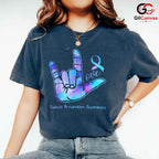 Love Hand Sign Prevention Tee Unisex Suicide Awareness Supporter Gift All