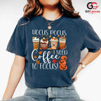 Magic Pumpkin Spice Coffee T-Shirt Unisex Funny Fall Witchy Halloween Gift
