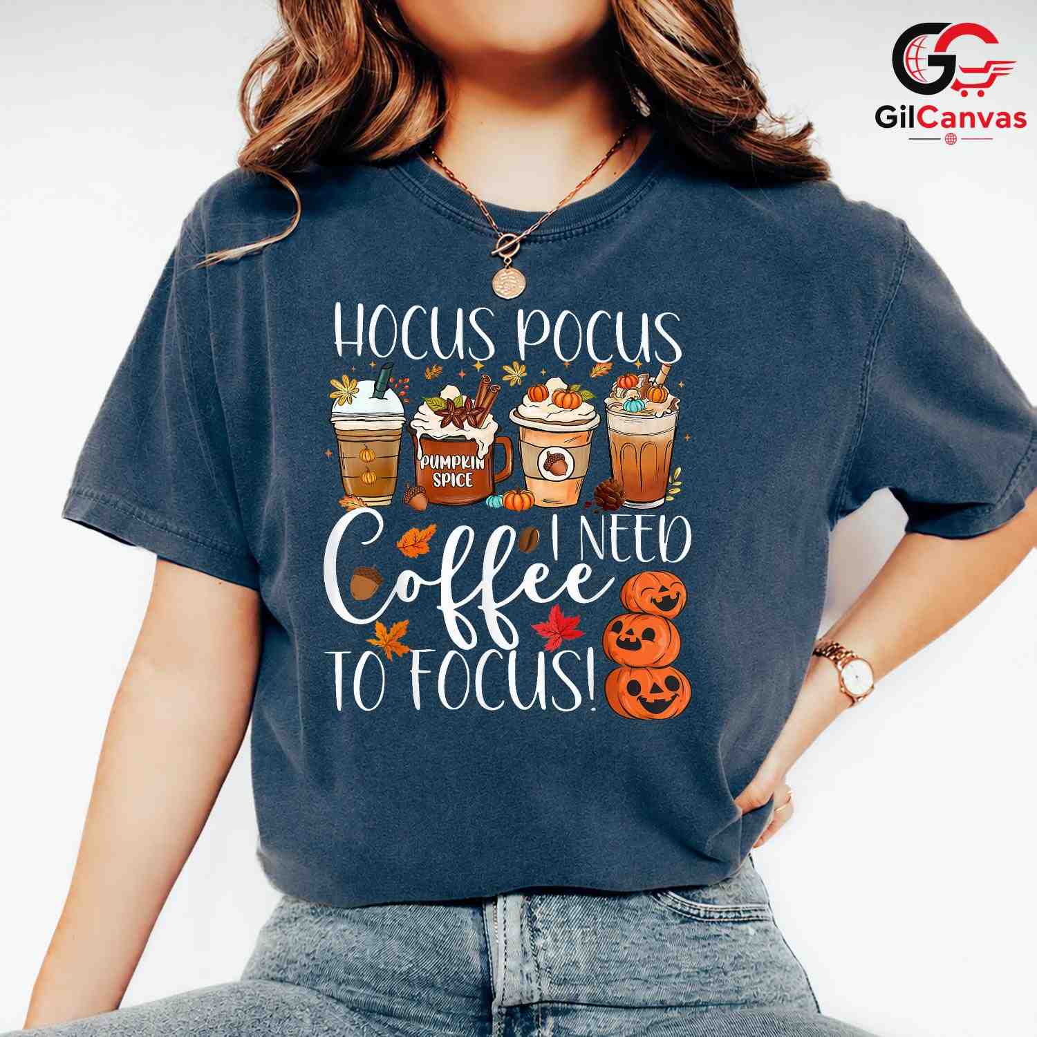 Magic Pumpkin Spice Coffee T-Shirt Unisex Funny Fall Witchy Halloween Gift