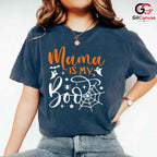 Mama Is My Boo Spooky Tee Shirt Unisex Fun Halloween Family Celebration Gift