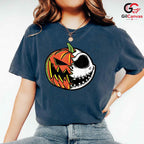 Pumpkin Skull Halloween T-Shirt Unisex Spooky Fun Event Gift Kids And Adults