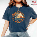 Pumpkin Tree Fall Themed Shirt Unisex Perfect Autumn Lover Gift For Adults