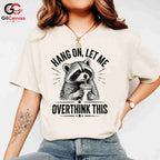 Raccoon Coffee Lover T-Shirt Humorous Custom Art Design Unisex Novelty Gift