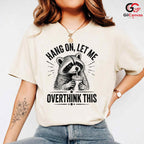 Raccoon Coffee Lover T-Shirt Humorous Custom Art Design Unisex Novelty Gift