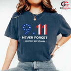Remembrance Day Memorial Shirt Unisex Never Forget September Event Gift All